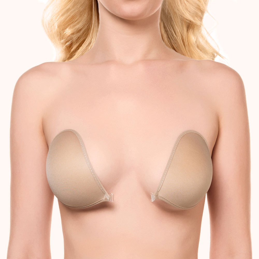 Feather-Lite Backless Front-Closure Push Up Bra
